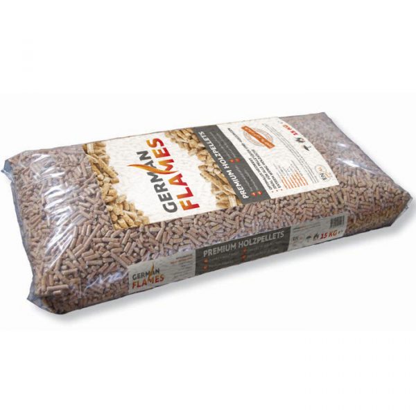 GERMAN FLAMES houtpellets 6mm ENplusA1, 990kg pallet - Afbeelding 2